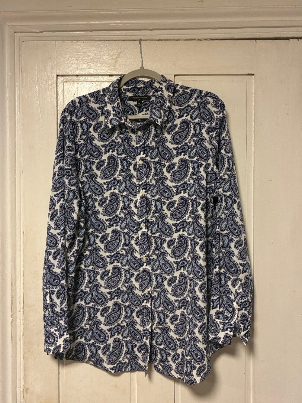 Banana Republic XL Dillon Blouse Paisley Print